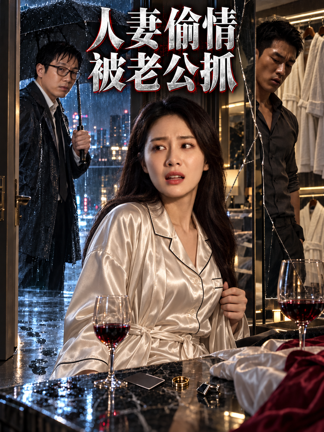 【AI成人短剧】人妻偷情被老公抓奸