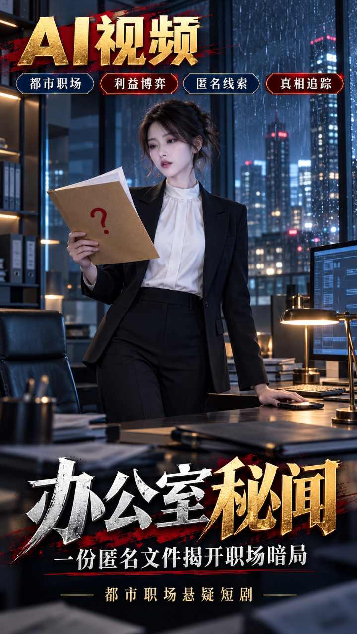 【AI成人视频】办公室秘闻 一份匿名文件揭开职场暗局