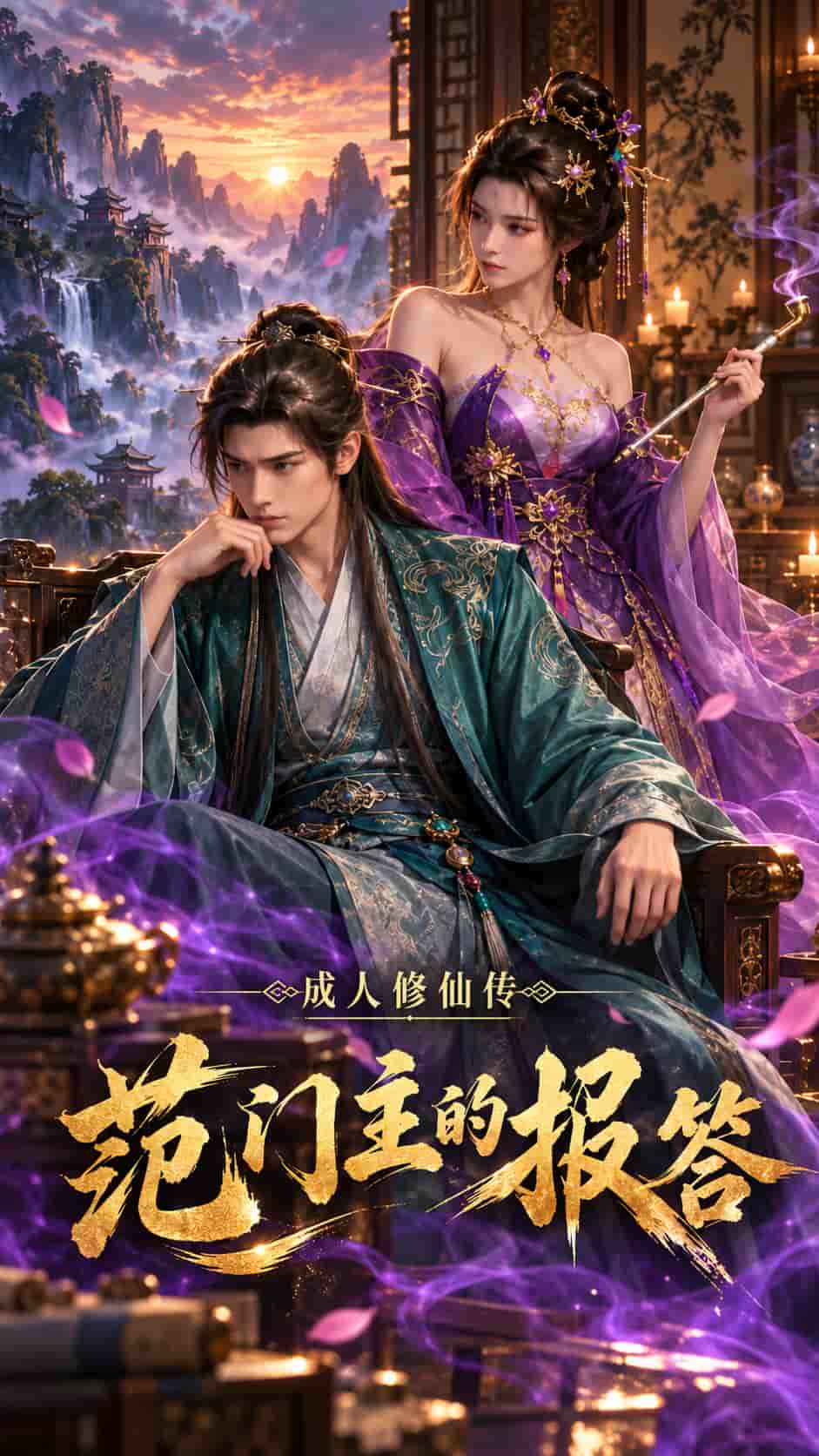【AI成人漫剧】成人修仙传-范门主的报答