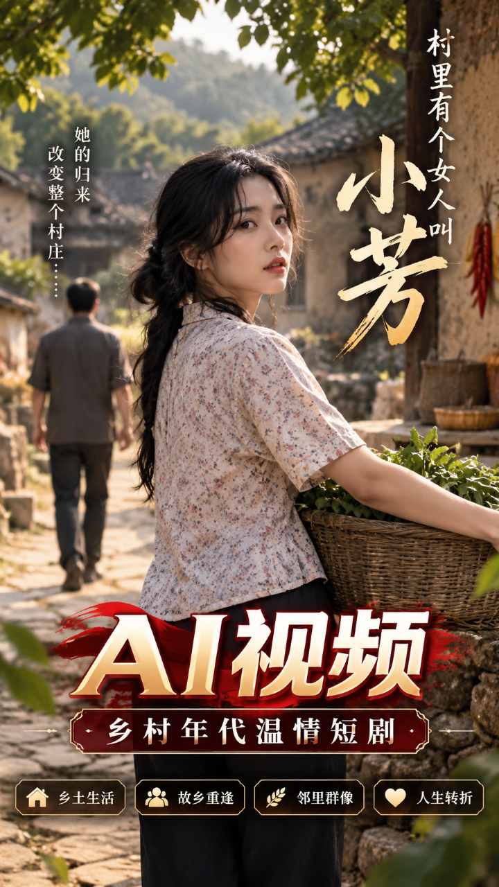 【AI成人视频】村里有个女人叫小芳 她的归来改变整个村庄