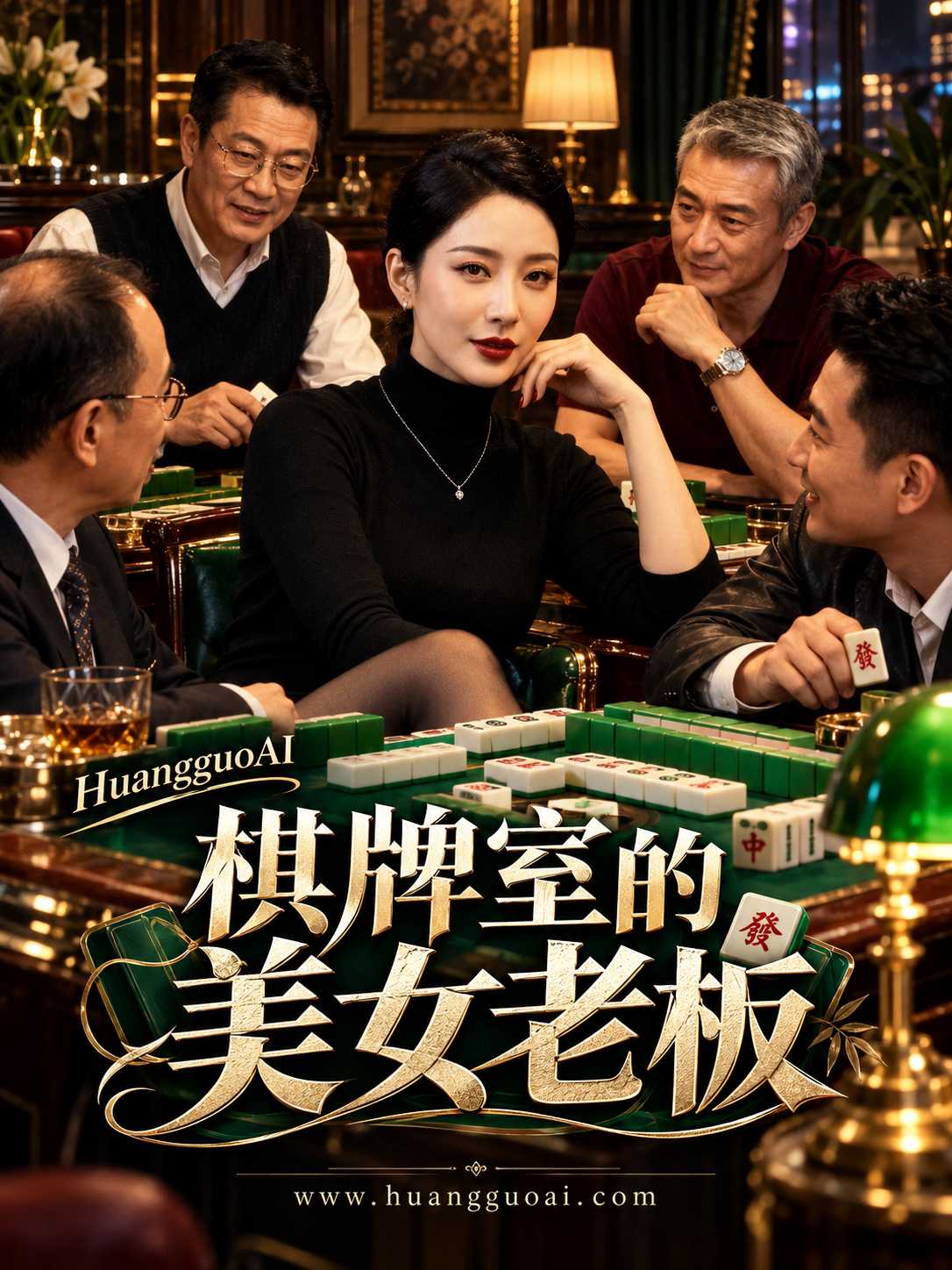【AI成人短剧】棋牌室的美女老板