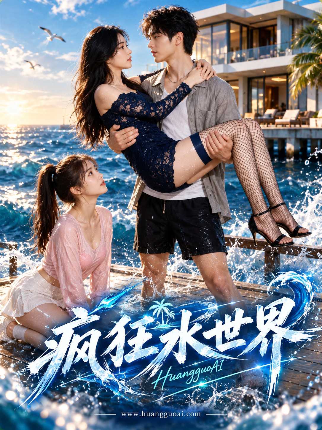 【AI成人短剧】疯狂水世界