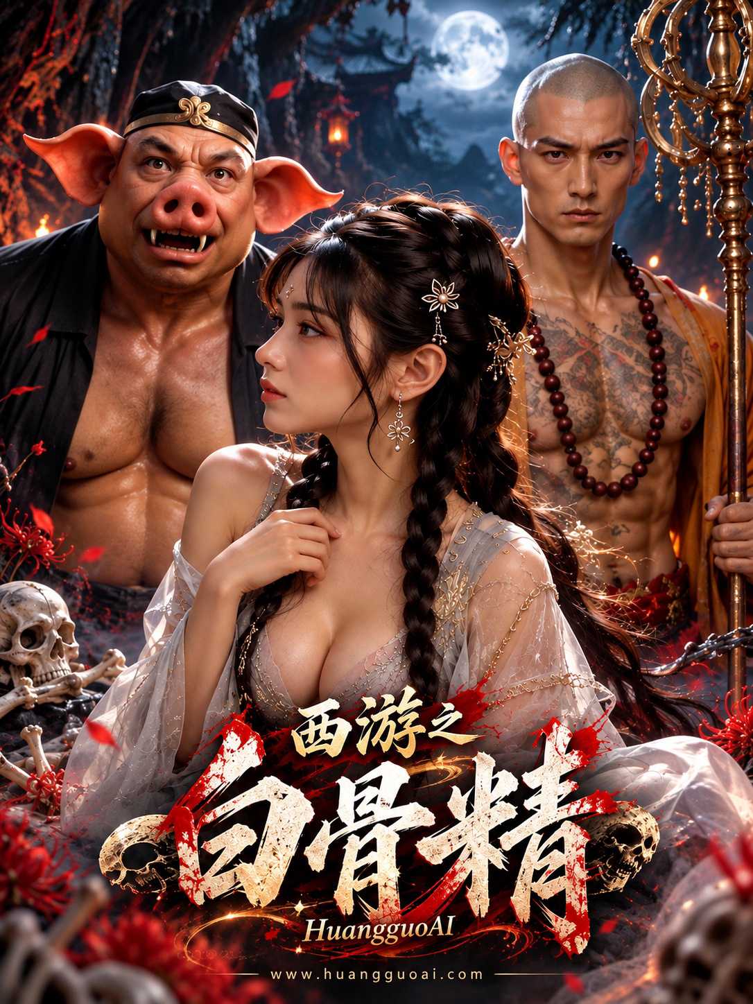 【AI成人短剧】西游之白骨精